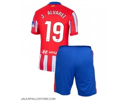 Atletico Madrid Julian Alvarez #19 Kotipaita Lapsille 2024-25 Lyhythihainen (+ shortsit)